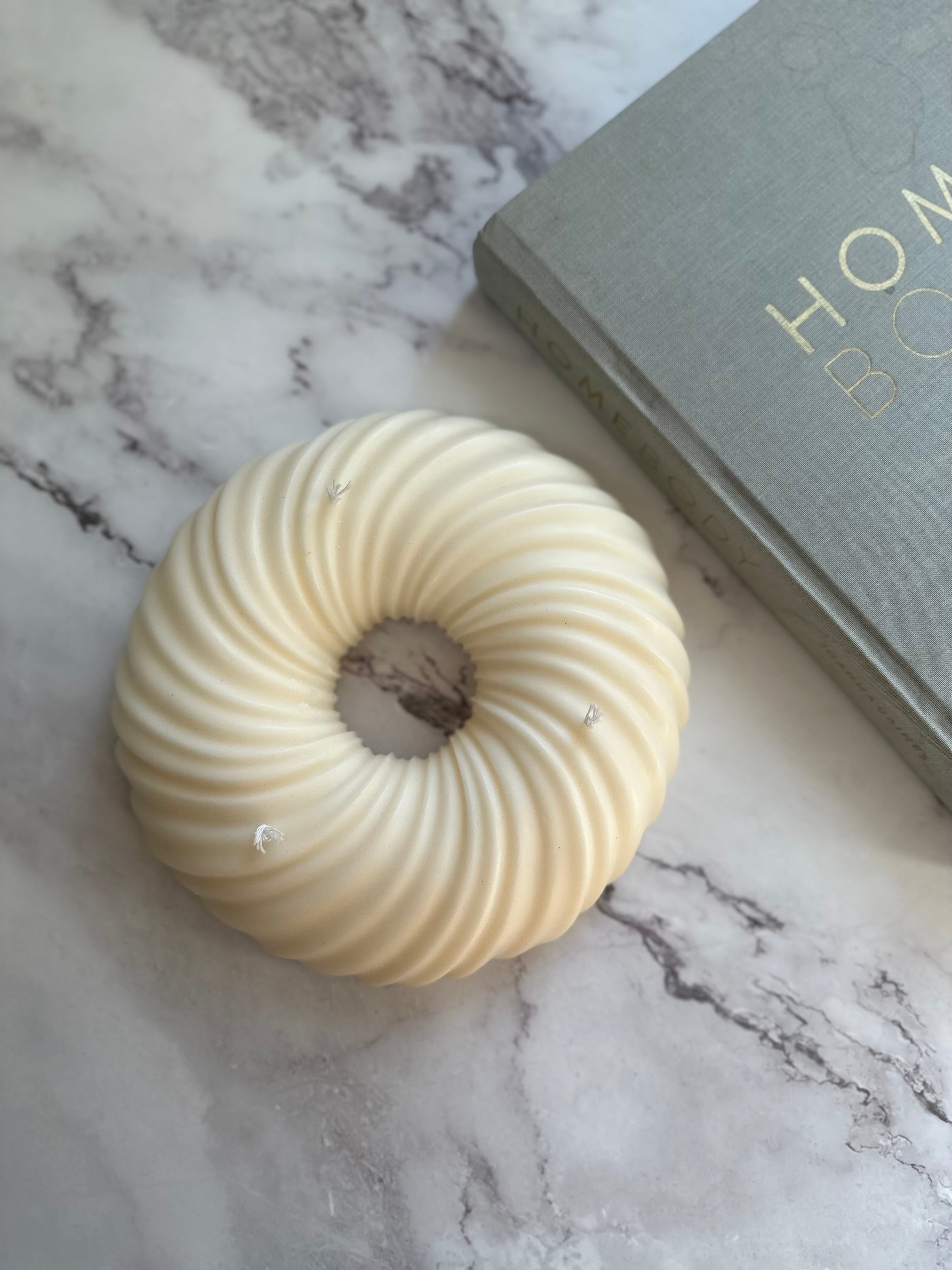 Large Donut Cake Candle