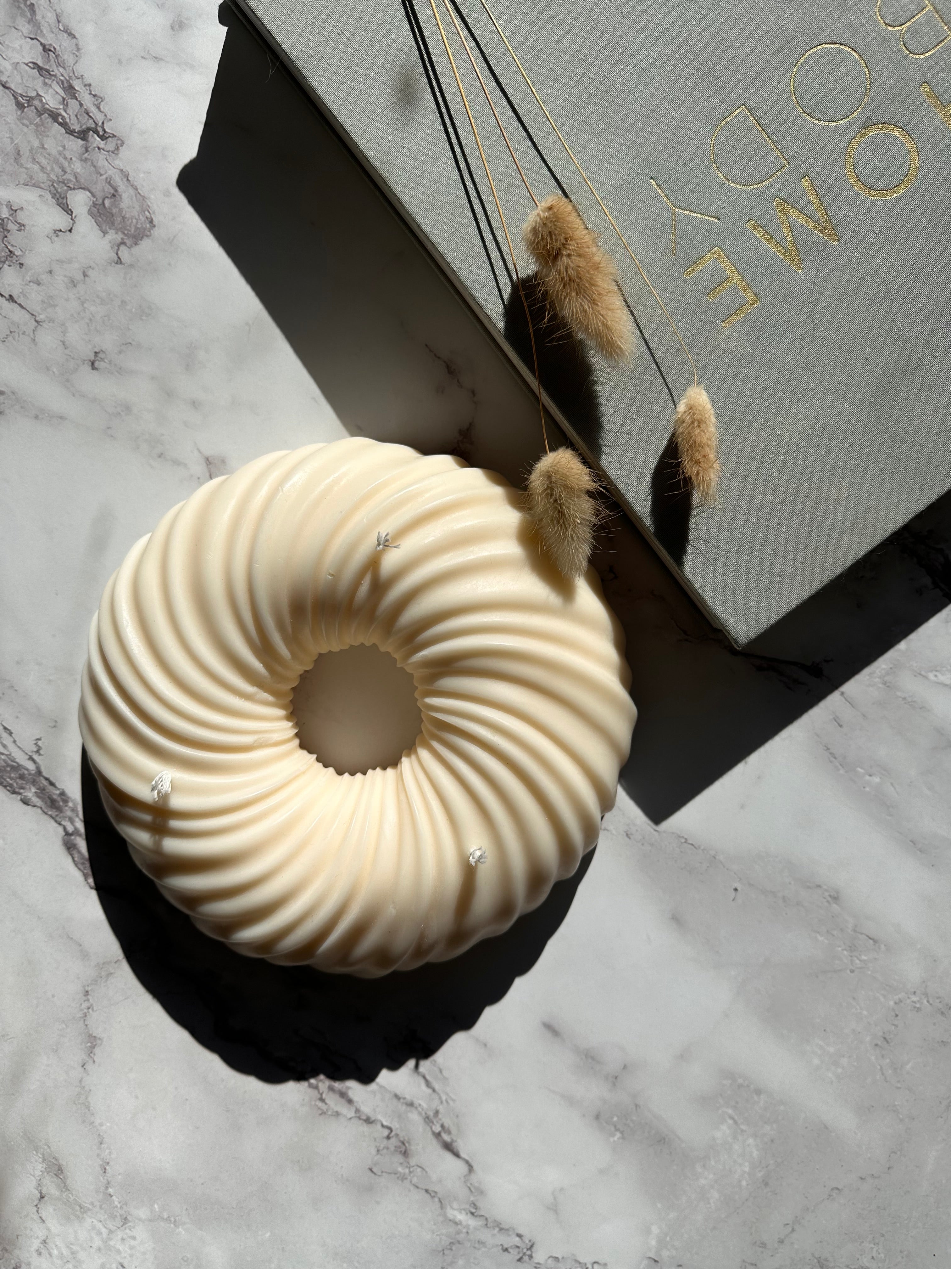 Large Donut Cake Candle